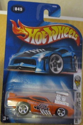 Pontiac GTO Judge Dragster Orange 1969 Hot Wheels 2003 1:64