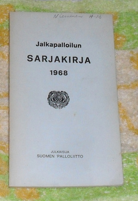Jalkapalloilun Sarjakirja 1968