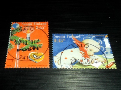 LaPe 1717-1716 ENSIPÄIVÄ NAPPI LOISTO LEIMA SALO 2004.29.10.