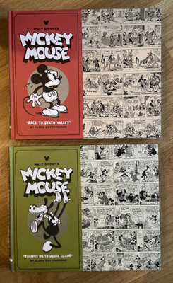 Mickey Mouse - Floyd Gottfredson - kaksi kirjaa
