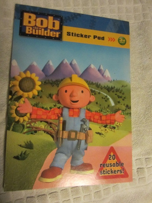 Puuha-Pete  Bob The Builder Sticker Pad 20 Reusable stickers