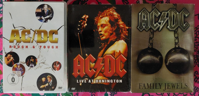 AC/DC  3kpl keikkavideoita  DVD