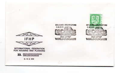 Helsinki: IFHP world  congress  (erikoisleima 9.8.1976)