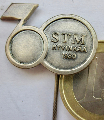 VANHA Merkki STM Hyvinkää 60 v 1980