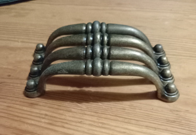 Vintage vetimet messinkiä 4 kpl