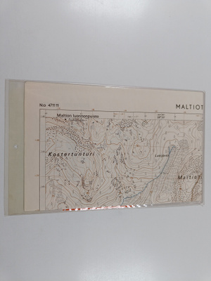 Topografinen kartta 1:20000, N:o 47 11 11 : Maltiotunturi