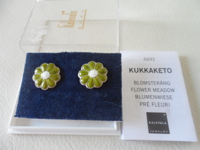 Kalevala Kukkaketo korvakorut  Hopea