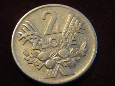 2 zlote 1958 Puola-Poland