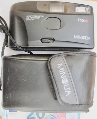 VANHA Kamera Minolta F10BF SIISTI