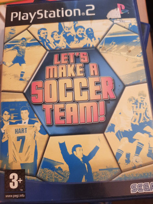 PS2 Lets Make a Soccer Team CIB