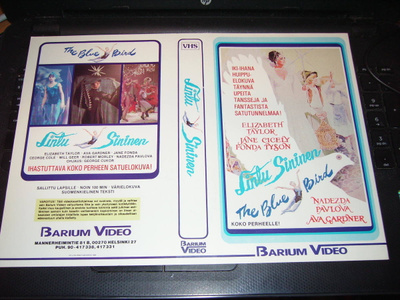 Vhs kansipaperi Fix -  LINTU SININEN  (Sis.pk:t)