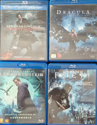Priest + 3 muuta leffaa -Blu-Ray