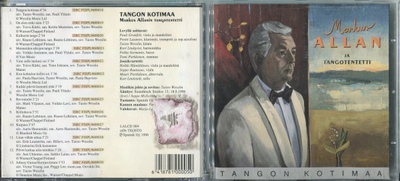 MARKUS ALLAN JA TANGOTENTETTI . CD-LEVY . TANGON KOTIMAA