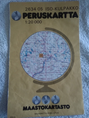 KARTTA ROVANIEMI ISO-KULPAKKO 1:20 000