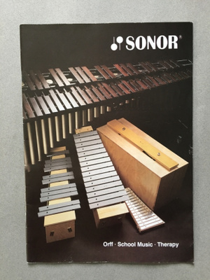 Sonor soittimet, esite 1986