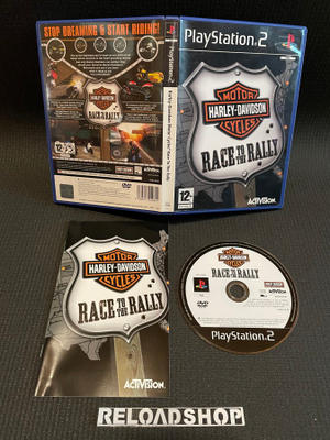 Harley Davidson Motorcycles Race to the Rally PS2 - CIB