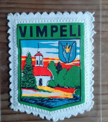 Vimpeli vintage kangasmerkki