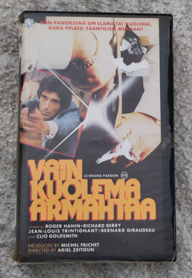 Vain kuolema armahtaa (1982) VHS
