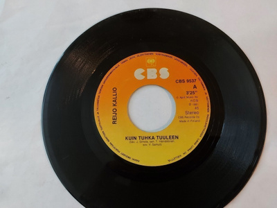 REIJO KALLIO - KUIN TUHKA TUULEEN 7 " vinyyli Single