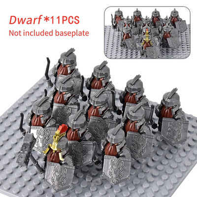LOTR lego Dwarf warriors x 11 comp  - HEAD HUNTER STORE.