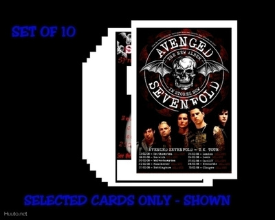 AVENGED SEVENFOLD - postikorttisetti   (Upea Lahja!) #1