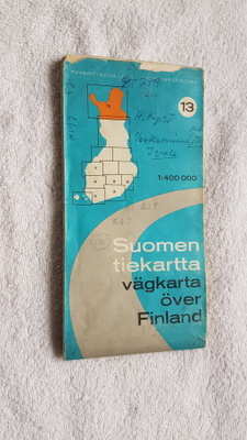 1966 Suomen tiekartta 13