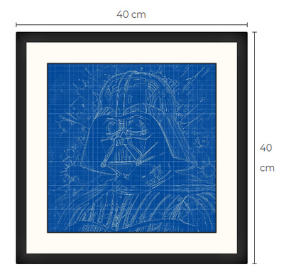 Uusi uniikki Sci-Fi Science Fiction taulu 40 cm x 40 cm