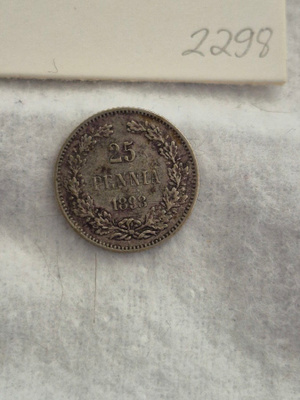 25 penniä 1898, Suomi