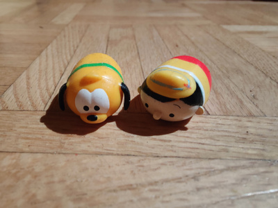 Disney Tsum tsum Pluto ja Pinokkio