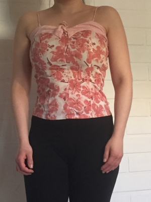 Charlotte Russe vaaleanpunainen toppi M