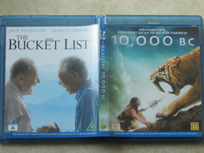 Nyt tai ei koskaan + 10,000 BC, 2 x blu-ray.