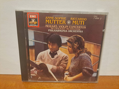 Mozart:Violin concertos-Anne-Sofie Mutter,Riccardo Muti CD