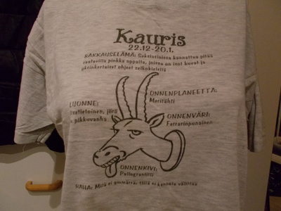 Horoskooppipaita kauris