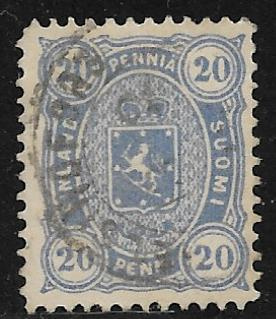 Nelilukuiset 1882 20p (LAPE 15 L) O