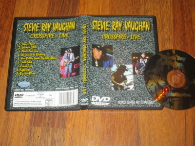 DVD - STEVIE RAY VAUGHAN - Crossfire 1983 & 1988 blues rock