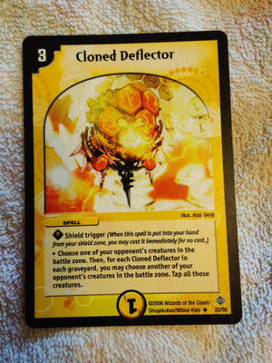Duel masters - Cloned deflector