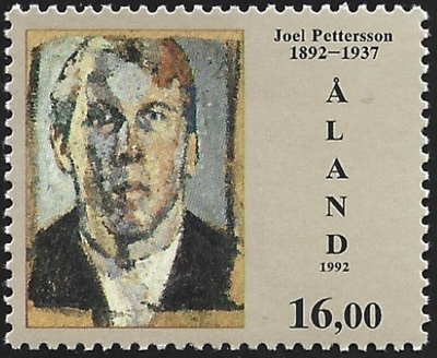 Åland 1992 Joel Pettersson 100 v 16,00 mk ** LaPe 063