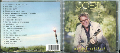 JOEL HALLIKAINEN . CD-LEVY . KAHDET ASKELEET - GOSPEL