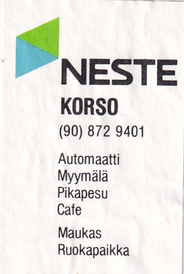Korso. NESTE   7/8