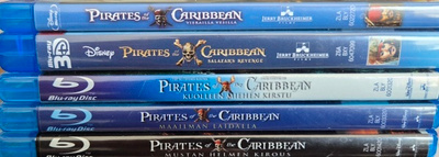 Pirates Of The Caribbean Collection 1-5 -Blu-Ray
