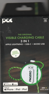 Visible  charging cable 3 in 1