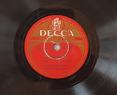 Savikiekko 1949 - Decca-Konserttiorkesteri - Decca SD 5081