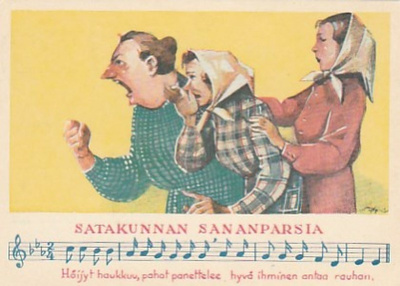 Postikortti, SATAKUNTA, sananparsia