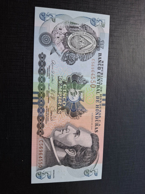 Honduras 5 Lempiras 2024