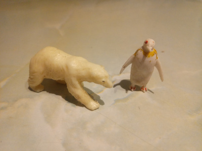 Jääkarhu ja Pingviini
