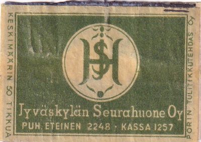 Jyväskylä. Seurahuone   s15/1