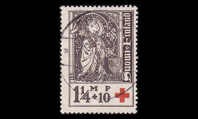 181 o Punainen risti 1 1/4mk+10p (1933)