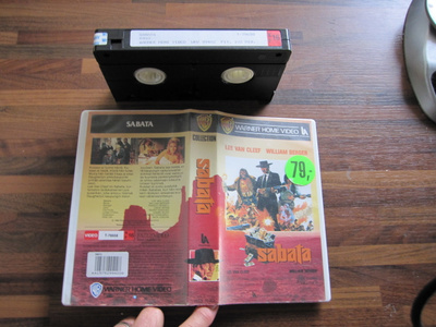 SABATA - vanha VHS video