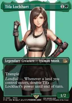 Magic the Gathering Tifa Lockhart