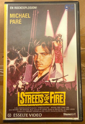 STREETS OF FIRE (VHS) ESSELTE VIDEO SWE